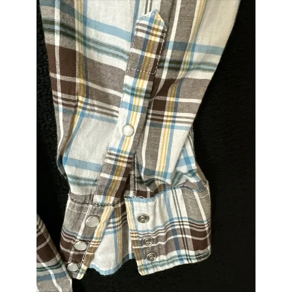 North Westwood Long Sleeve Western Shirt With Pearl Button Up Size 2x Long Slee - Picture 6 of 8